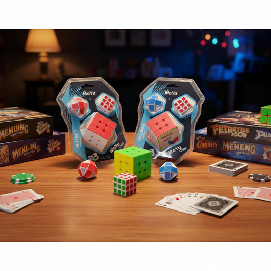 Set Rubik Exclusivo x3 – Cubos Mágicos de Colección