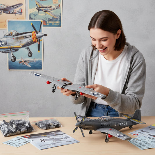 Avion P-51 Mustang Fighter