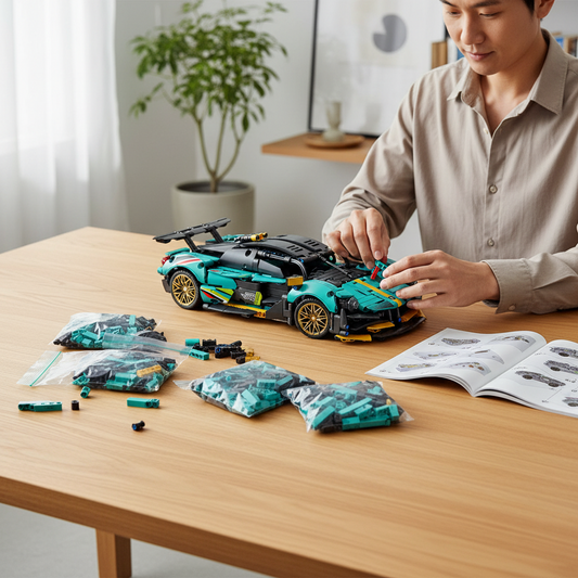 Auto Aston Martin Valkyrie Celeste – Coleccionable a Escala