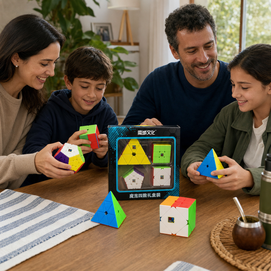 Set Rubik Cubos Mágicos Combo Regalo x4 – MoYu MeiLong