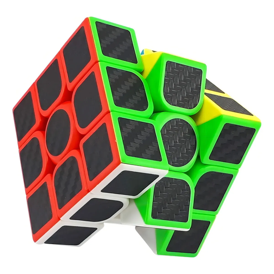 Cubo Rubik 3x3 FIBRA DE CARBONO