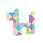 Cubo serpiente 24 pz multicolor
