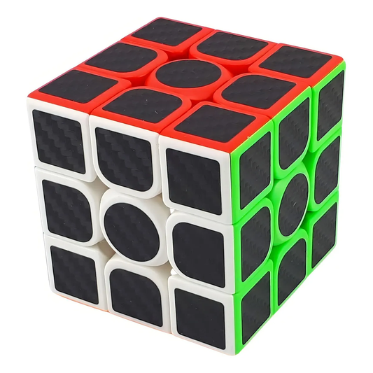 Cubo Rubik 3x3 FIBRA DE CARBONO