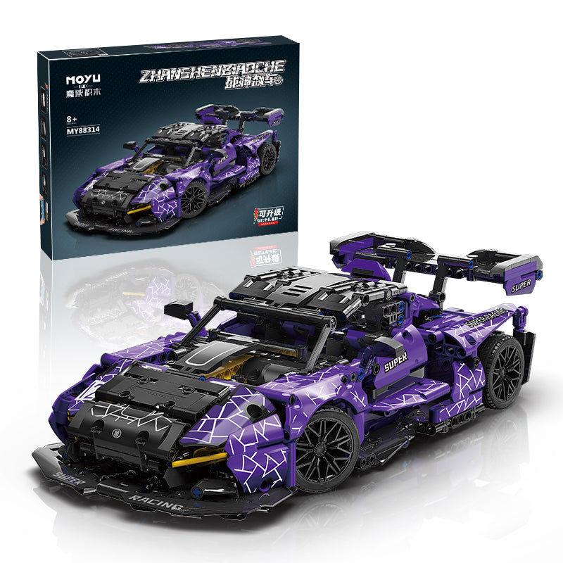 Auto sport mclaren senna purpura
