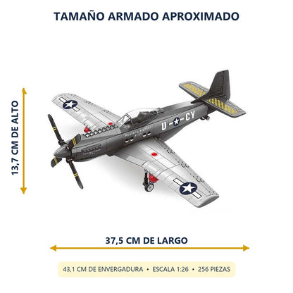 Avion P-51 Mustang Fighter