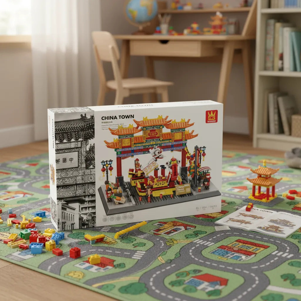 Barrio chino washington bloques de encastre 1245 piezas