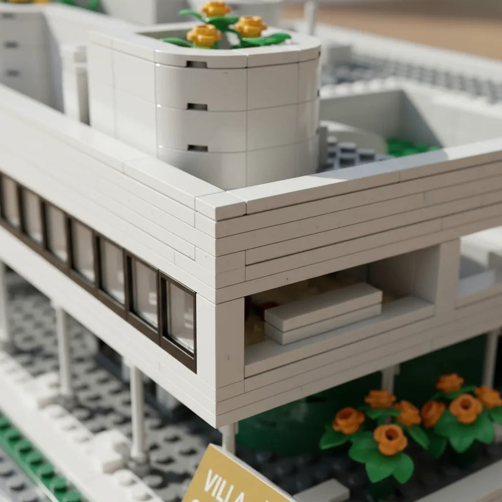 Villa savoye francia le corbusier bloques de encastre 1226 piezas