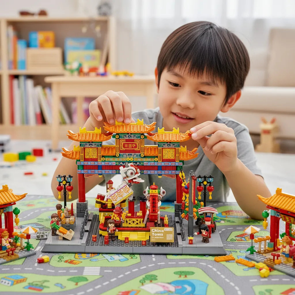 Barrio chino washington bloques de encastre 1245 piezas