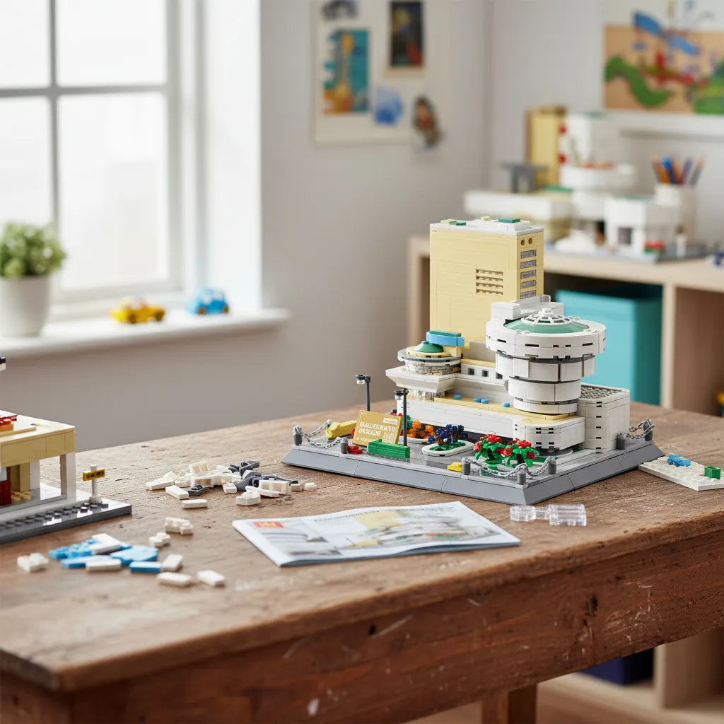 Museo Guggenheim nueva york bloques de encastre 902 piezas