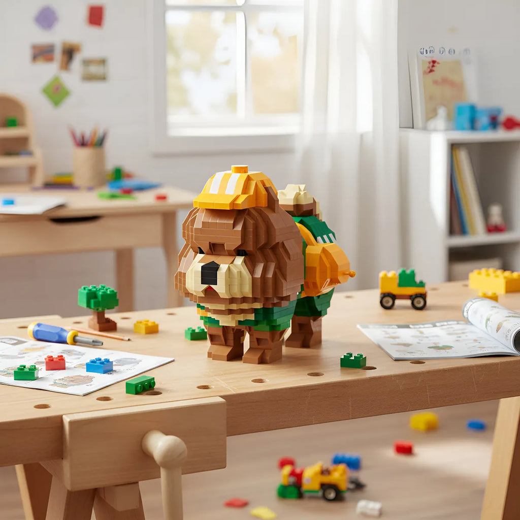 Chow Chow micro bloques para armar