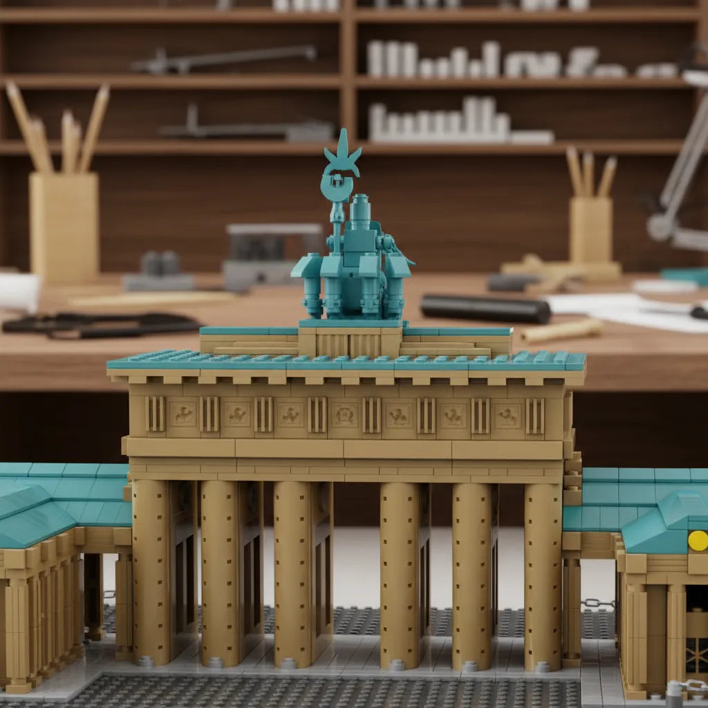 Puerta de Brandenburgo Berlin bloques de encastre 1551 piezas