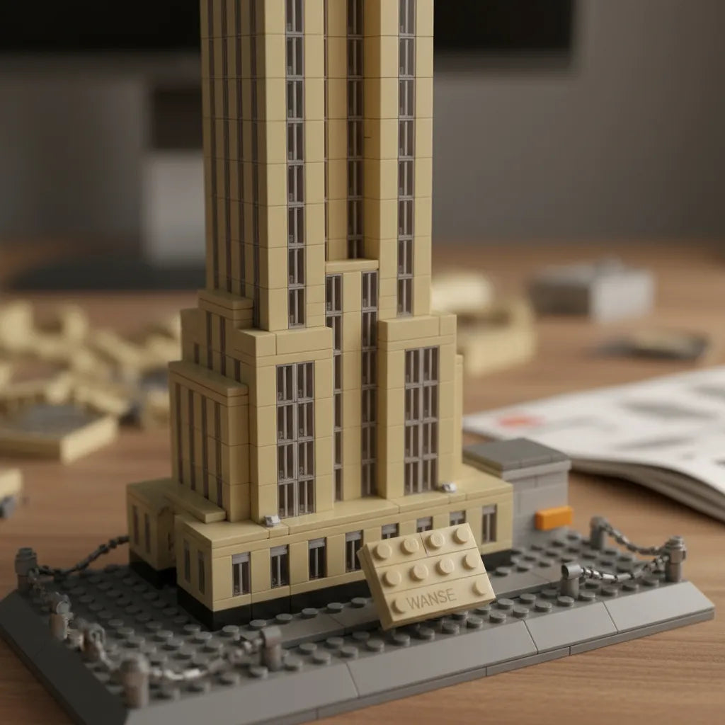 Empire State Bulding Nueva York bloques de encastre 1559 piezas