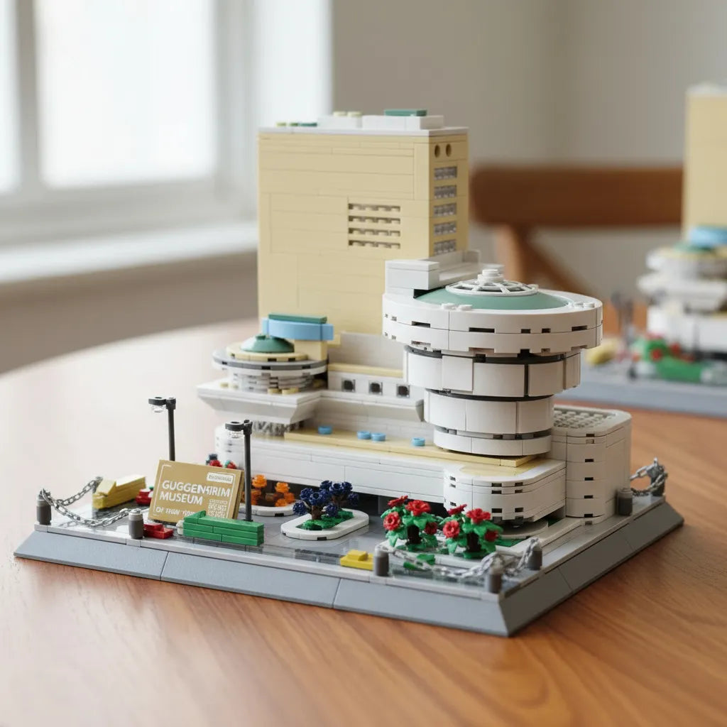 Museo Guggenheim nueva york bloques de encastre 902 piezas