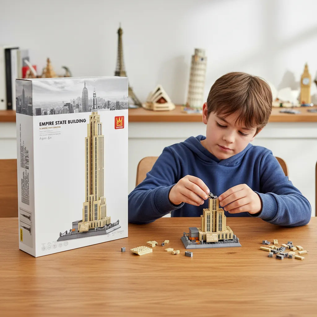 Empire State Bulding Nueva York bloques de encastre 1559 piezas