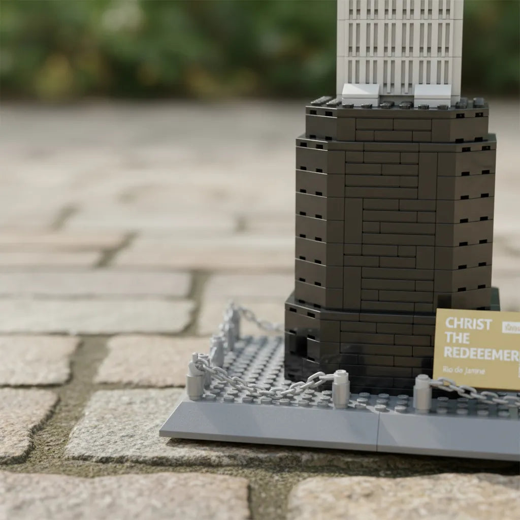 Cristo Redentor Rio de Janeiro bloques de encastre 973 piezas