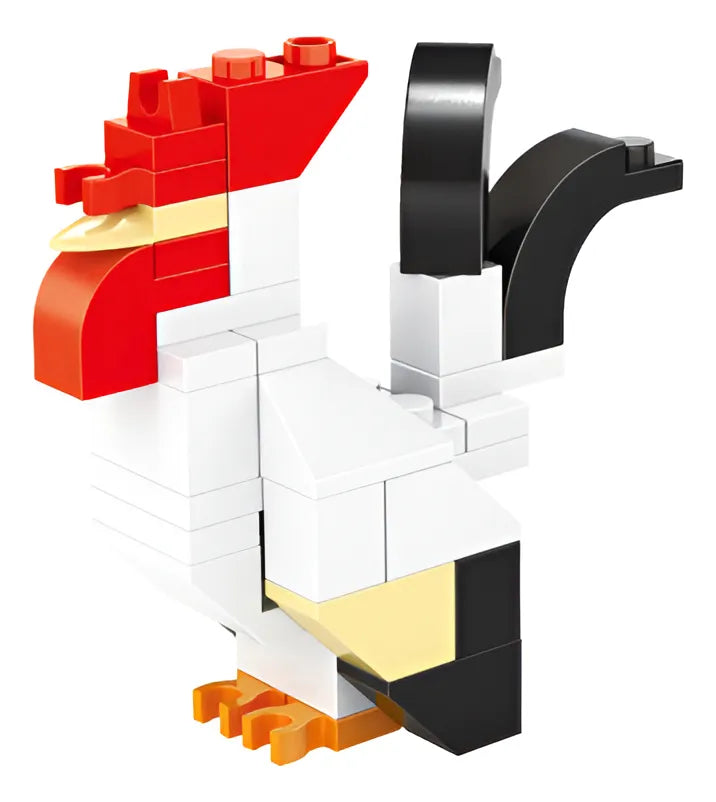 Animales en capsula bloques de encastre varios modelos