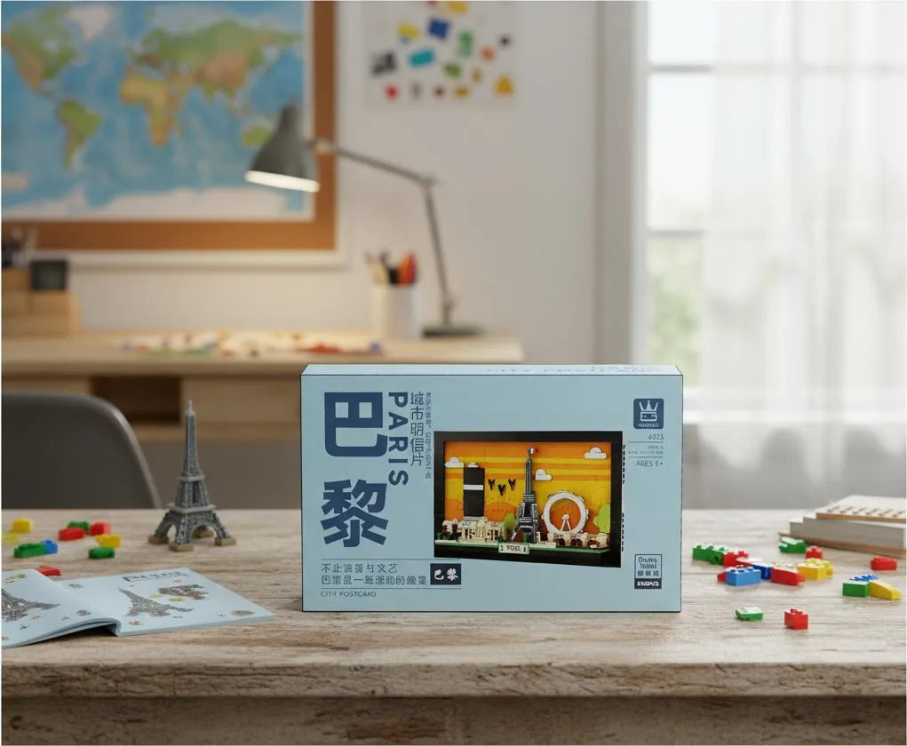 Cuadro Ciudad de Paris 598 piezas