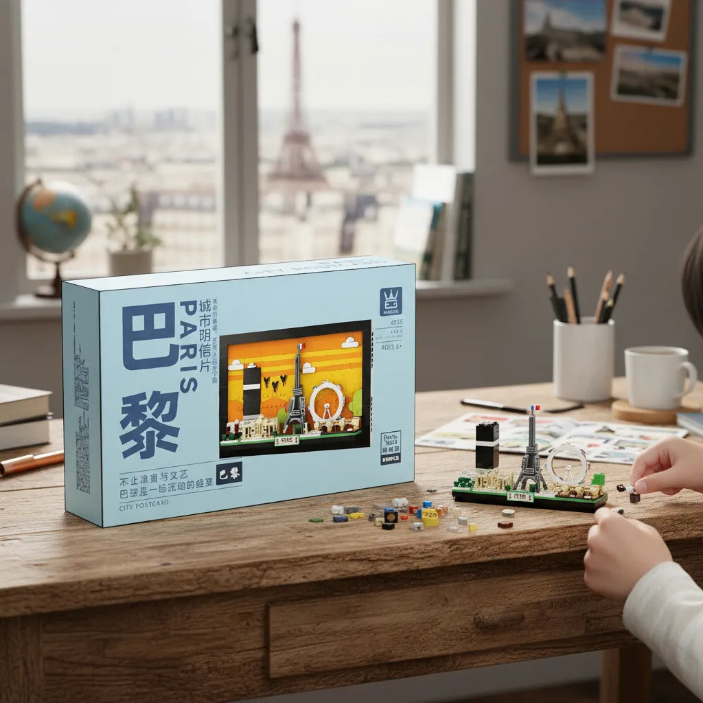 Cuadro Ciudad de Paris 598 piezas