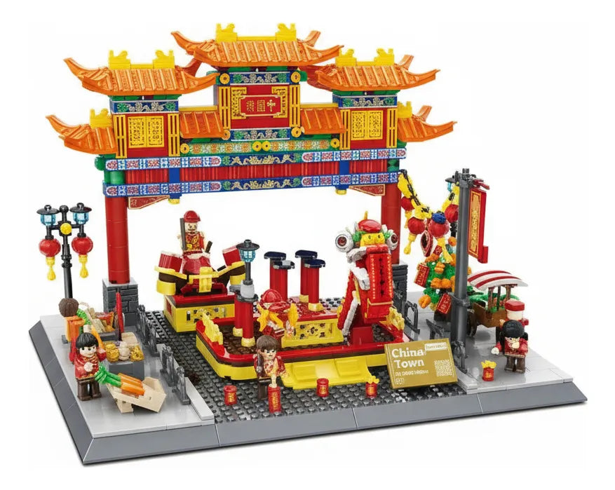 Barrio chino washington bloques de encastre 1245 piezas