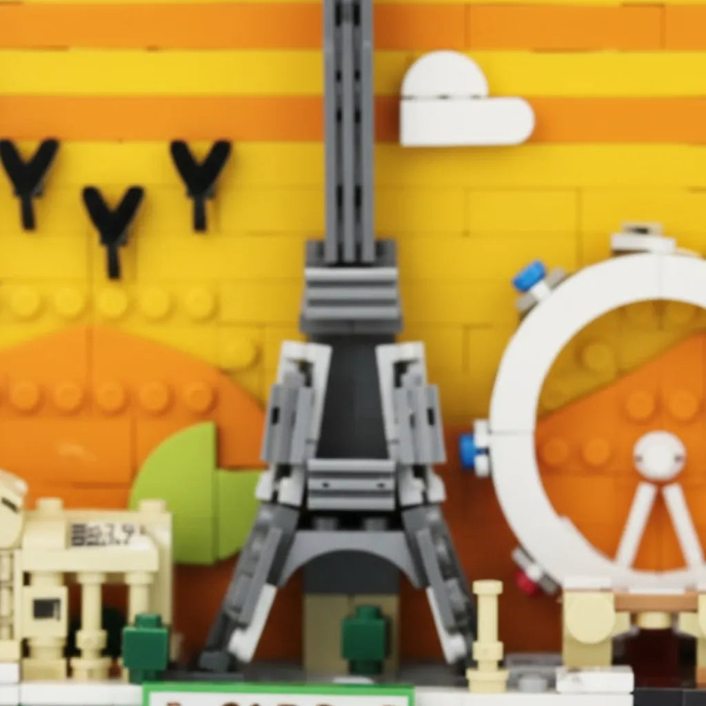 Cuadro Ciudad de Paris 598 piezas