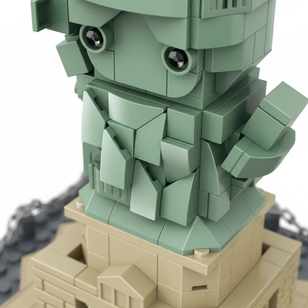 Estatua De La Libertad Nueva York Bloques De Construccion Para Armar 414 piezas