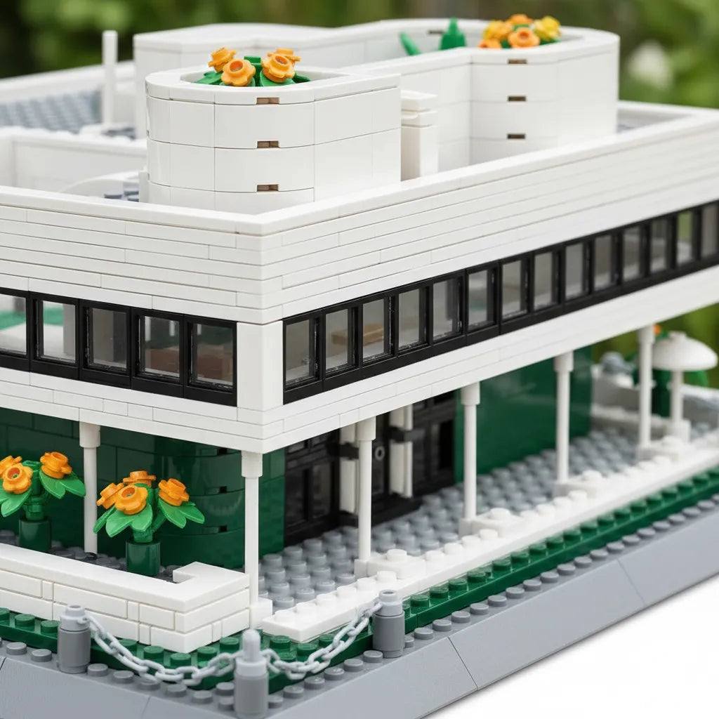 Villa savoye francia le corbusier bloques de encastre 1226 piezas