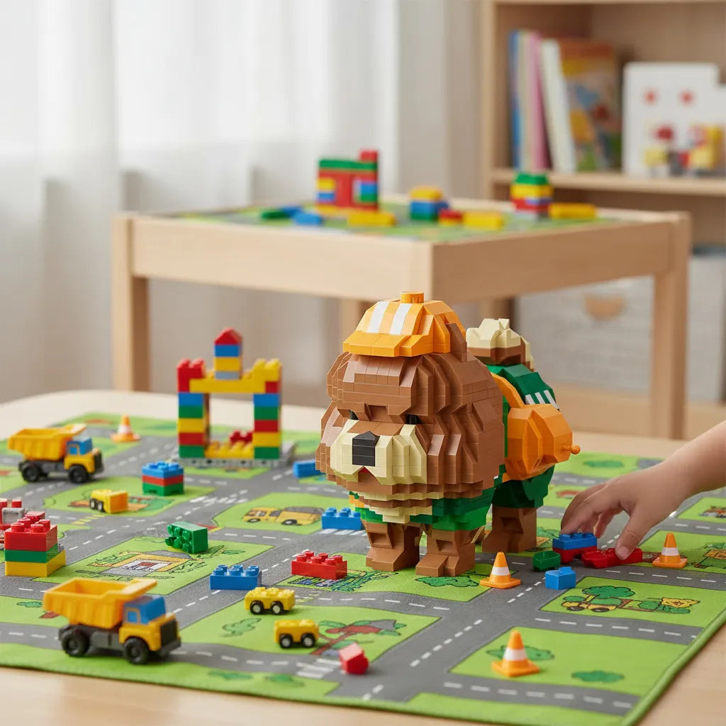 Chow Chow micro bloques para armar