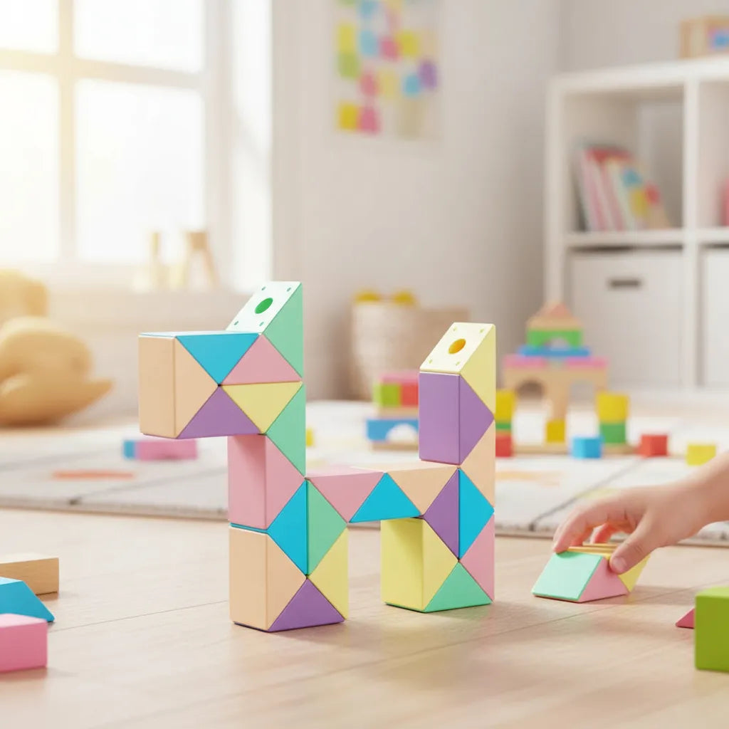Cubo serpiente 24 pz multicolor