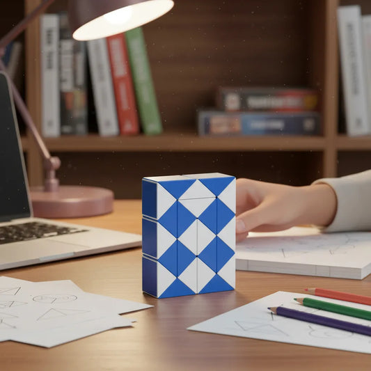 Cubo serpiente 24 pz rojo o azul