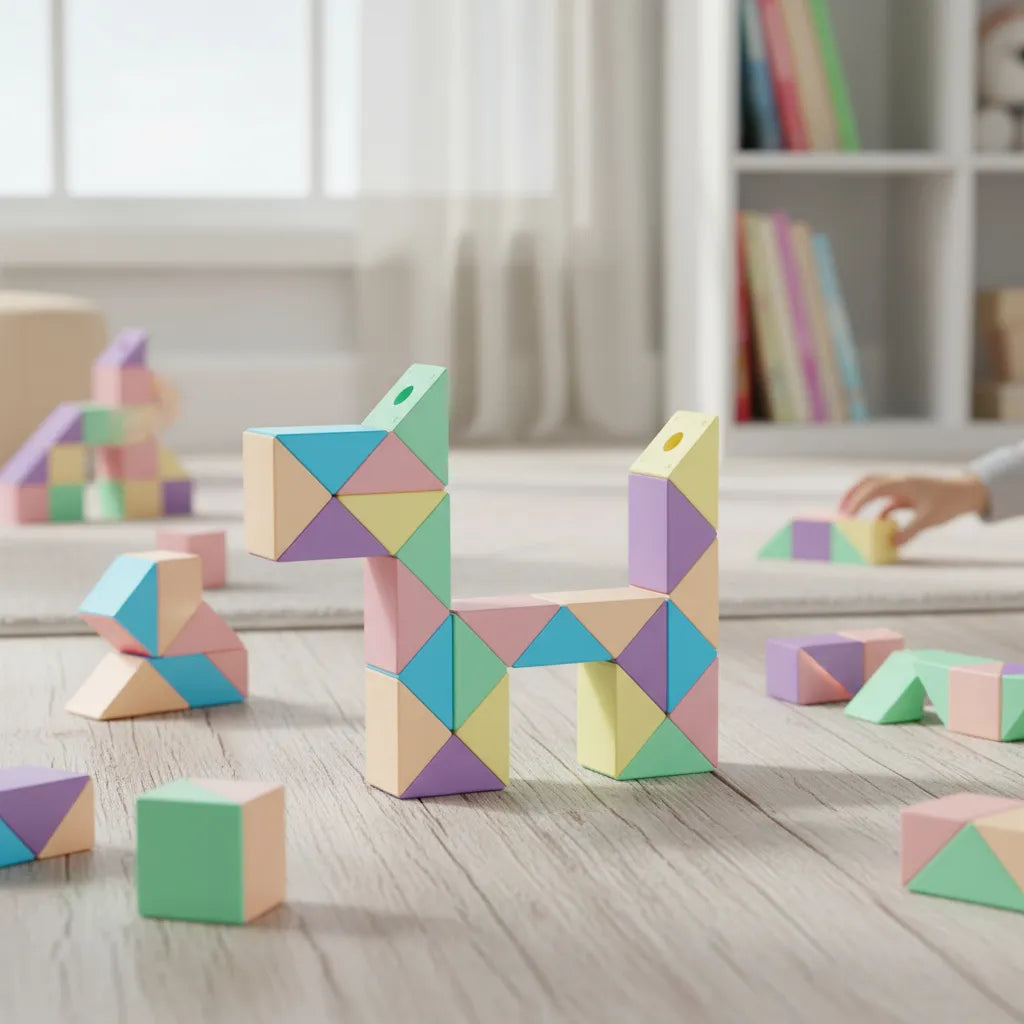 Cubo serpiente 24 pz multicolor