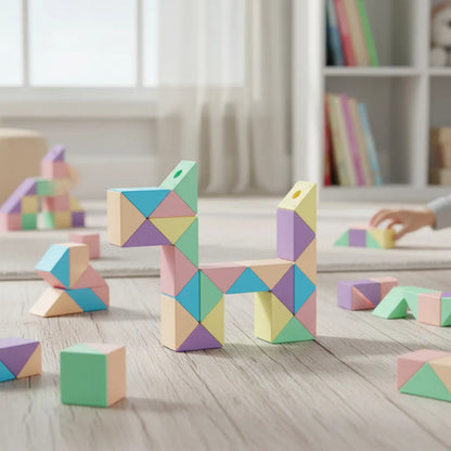 Cubo serpiente 24 pz multicolor