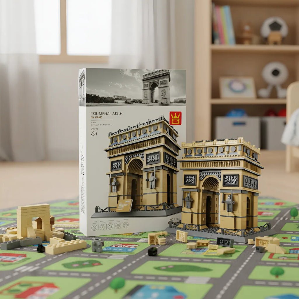 Arco de Triunfo Paris bloques de encastre 1399 piezas