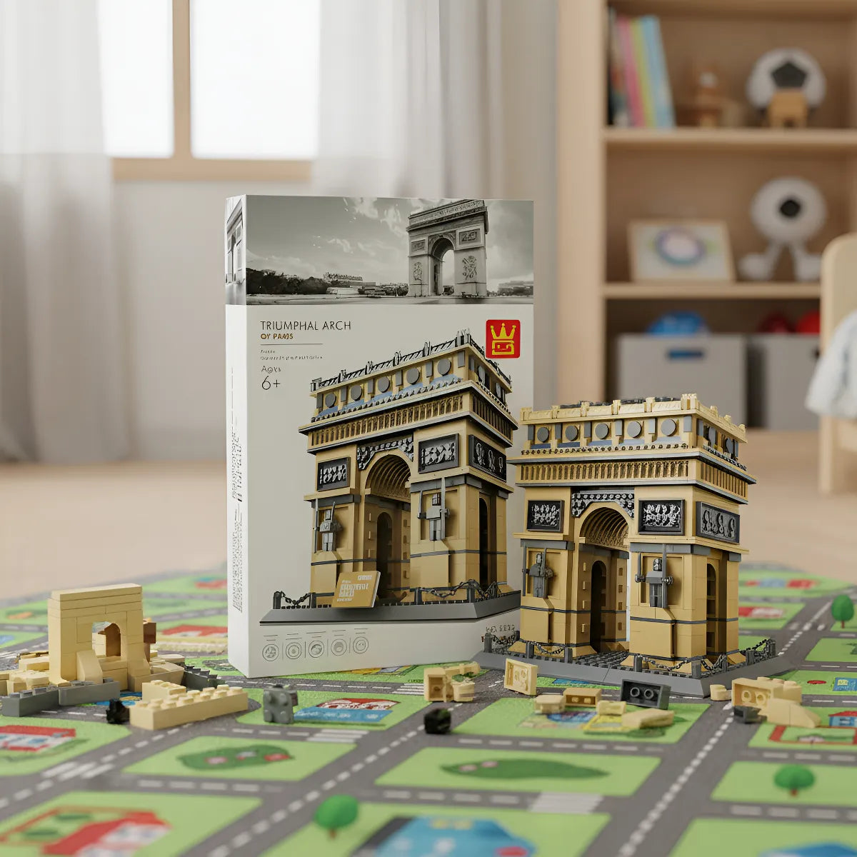Arco de Triunfo Paris bloques de encastre 1399 piezas