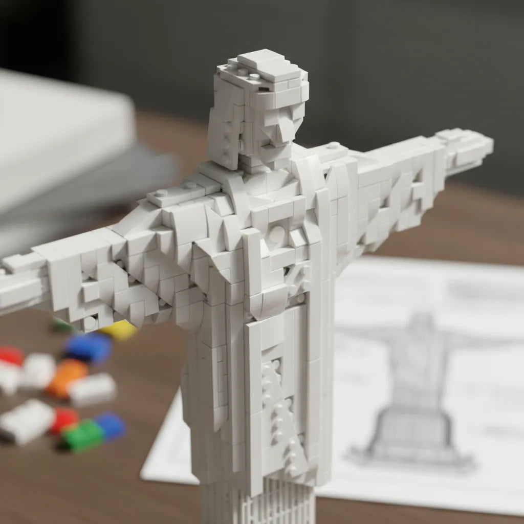 Cristo Redentor Rio de Janeiro bloques de encastre 973 piezas