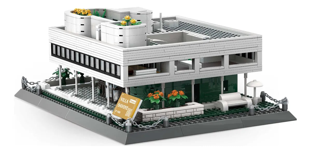 Villa savoye francia le corbusier bloques de encastre 1226 piezas
