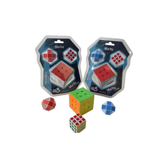 Set Rubik Exclusivo x3 – Cubos Mágicos de Colección