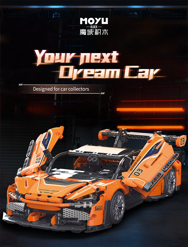 Super auto naranja