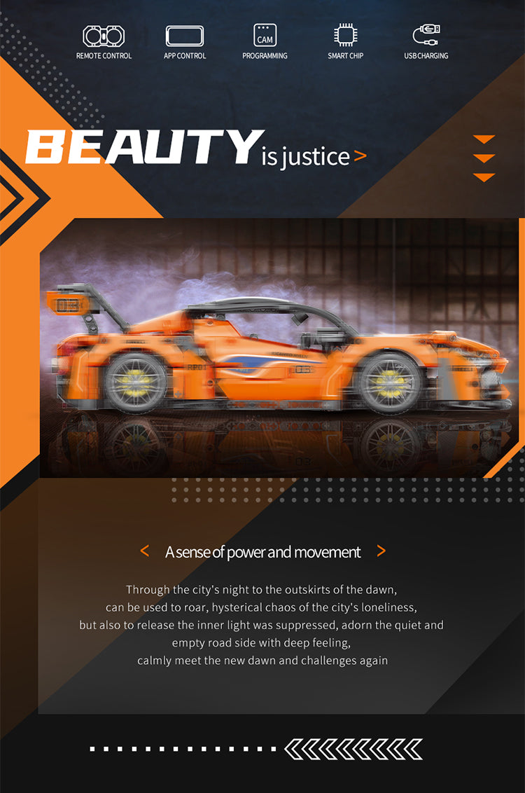 Super auto naranja