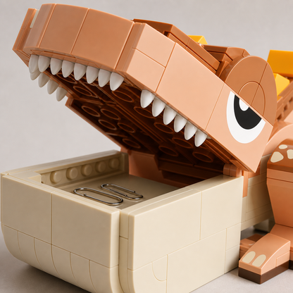 Portaclips dinosaurio