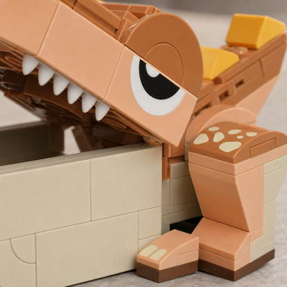 Portaclips dinosaurio