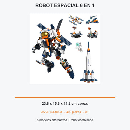 ROBOT CONVERTIBLE ESPACIAL 6 EN 1