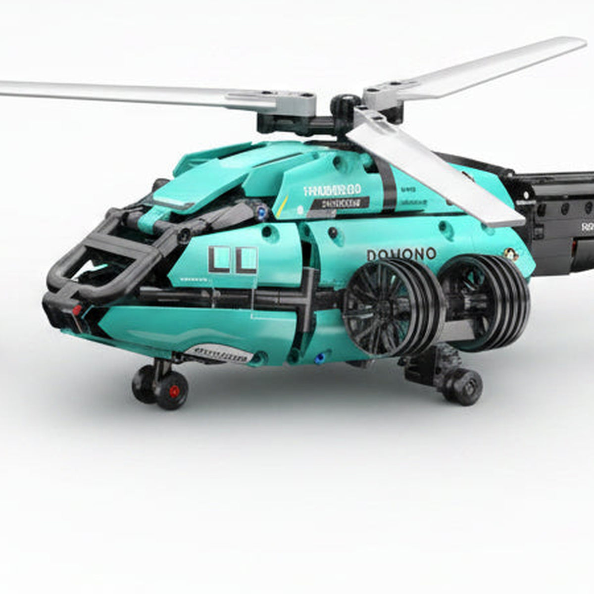 SET DUO AUTO TIPO ASTON MARTIN + HELICOPTERO