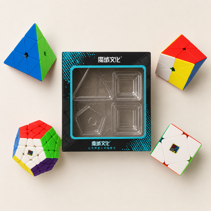 Set Rubik Cubos Mágicos Combo Regalo x4 – MoYu MeiLong