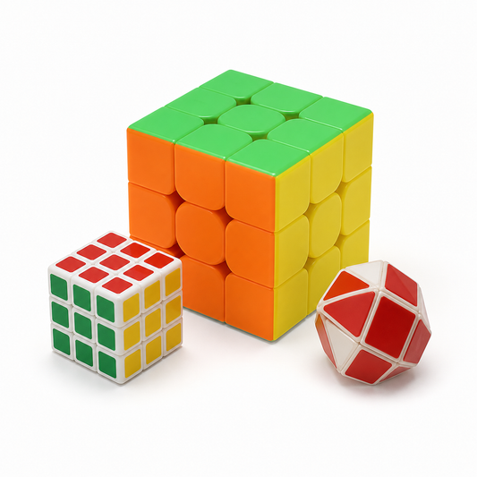 Set Rubik Exclusivo x3 – Cubos Mágicos de Colección