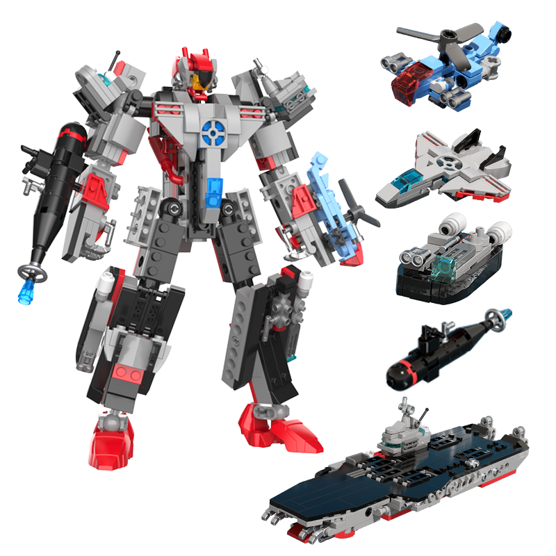 ROBOT CONVERTIBLE ACUATICO 6 EN 1