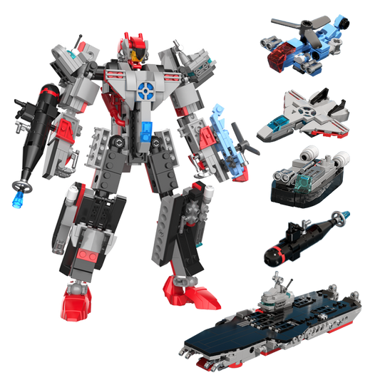 ROBOT CONVERTIBLE ACUATICO 6 EN 1
